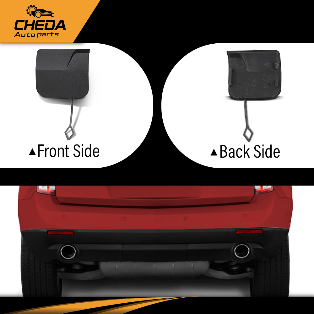 Rear Bumper Tow Eye Cap / Hook Cover For Cadillac SRX 2010-2016 – #25777325 GM1129103 – Black Paintable