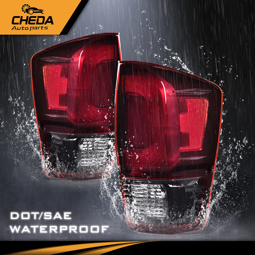 thumbnail image 2 of Pair Red Tail Lights For 2016-2021 Toyota Tacoma TRD – Direct Replacement – Newlife-Autoparts 2 of 6