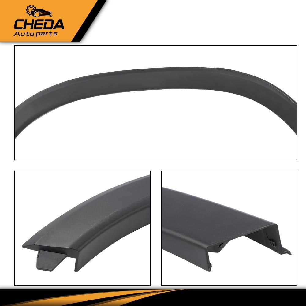 Rear Right Fender Wheel Flare Trim For 2013-2022 Chevy Trax – Black, CHEDA Gpl17337